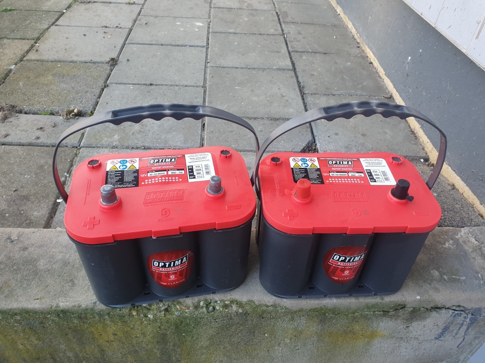 Optima Redtop Accu  Startaccu 4x voorraad Conditie 100%, Ophalen