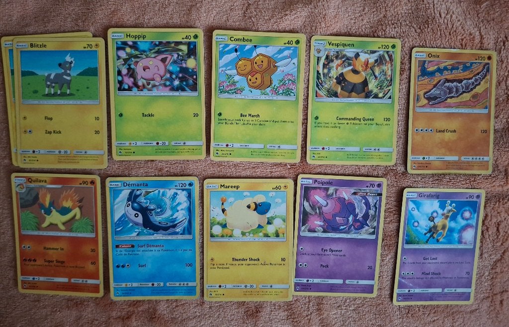 Lost Thunder Pokémon kaarten te ruil., Enlèvement ou Envoi, Comme neuf, Plusieurs cartes, Foil