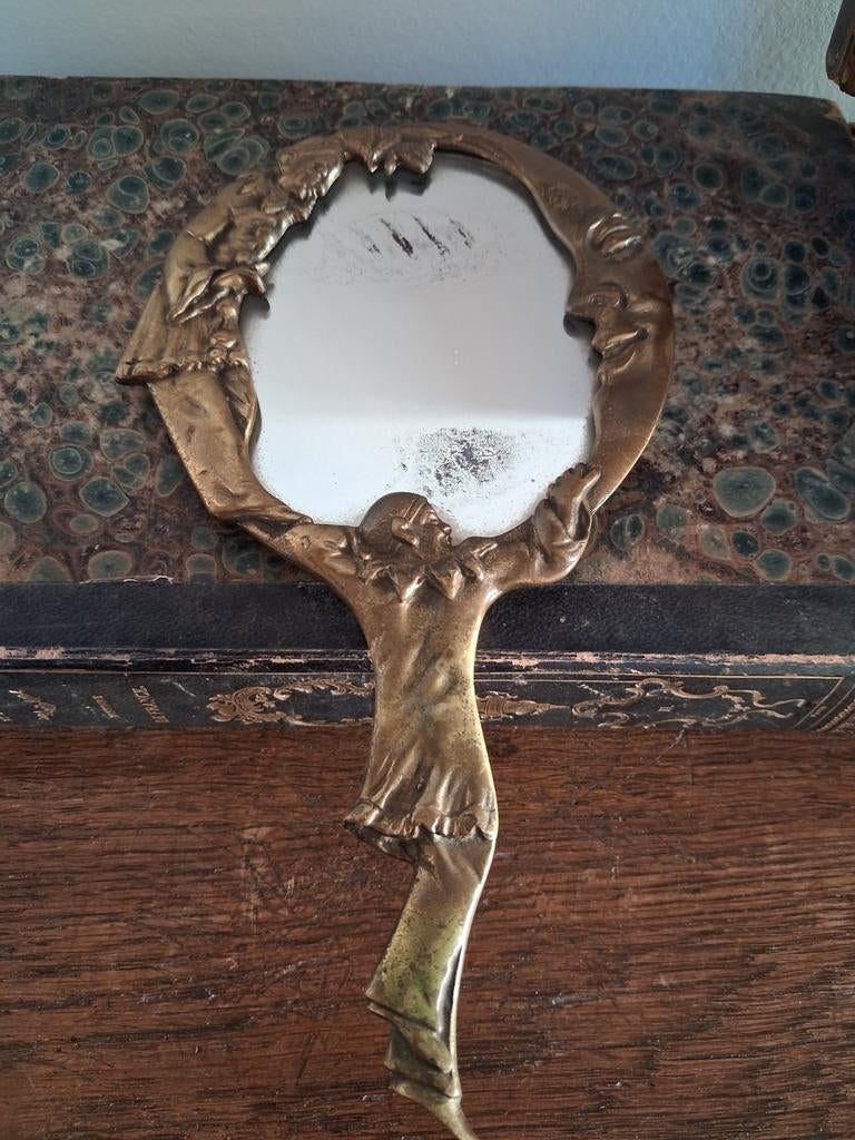 Spiegel art nouveau, Antiek en Kunst, Antiek | Spiegels, Ophalen of Verzenden