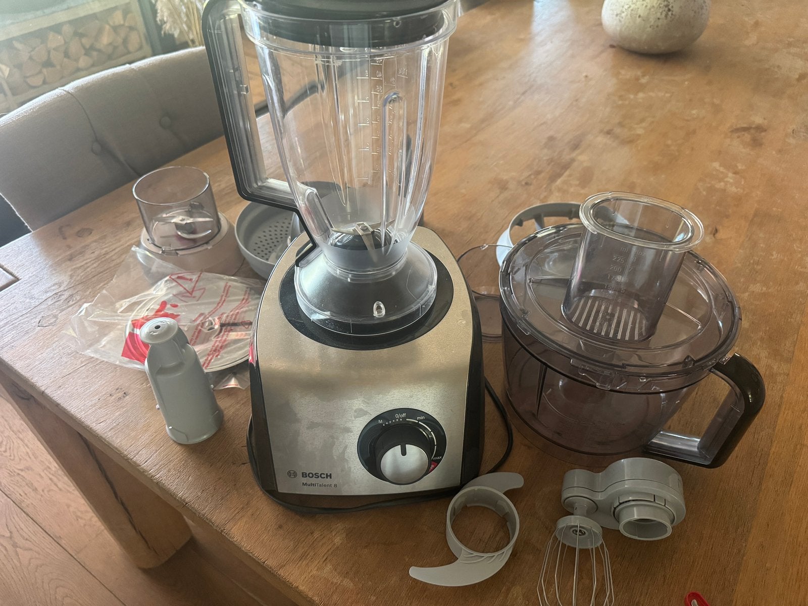 Keukenrobot Bosch MultiTalent 8 MC812M844, Elektronische apparatuur, Blenders, Zo goed als nieuw, Ophalen