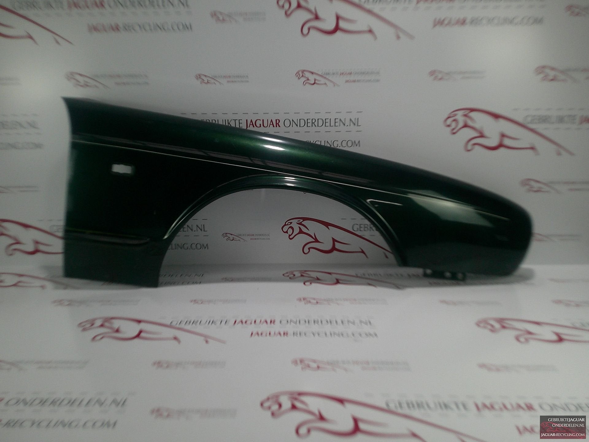 Spatbord rechts groen kleur Jaguar XJ X300 / X308 AXX1516, Auto-onderdelen, Gebruikt, -, Rechts, Ophalen of Verzenden