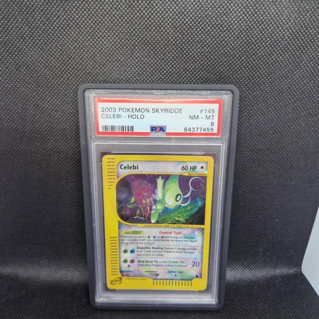 Celebi Holo Skyridge PSA 8, Ophalen of Verzenden