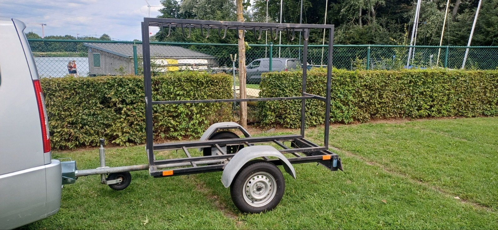 Aanhangwagen voor 10 mountainbikes - fietsen, Ophalen