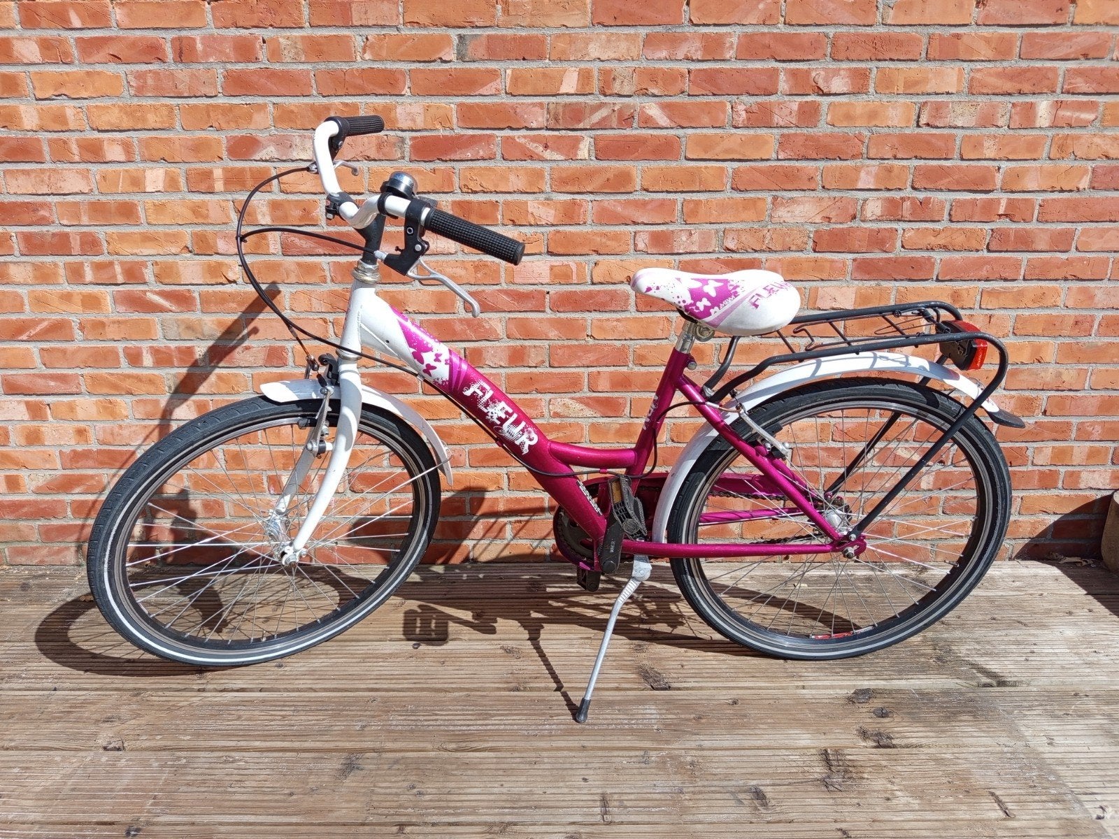 kinderfiets 24", Enlèvement, Utilisé, Frein sur jante, 24 pouces