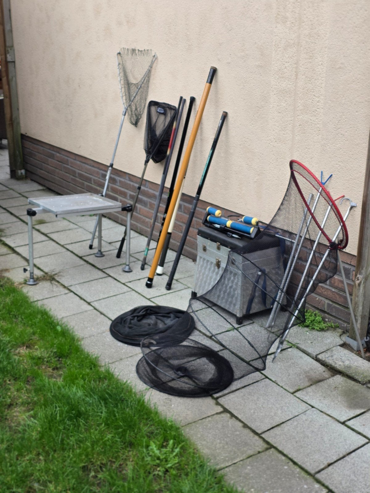 visgerief, Ophalen