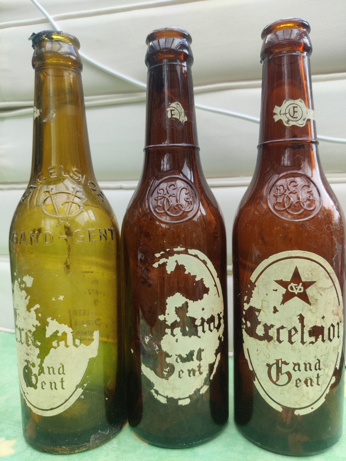 bierflesjes Exselsior, Ophalen