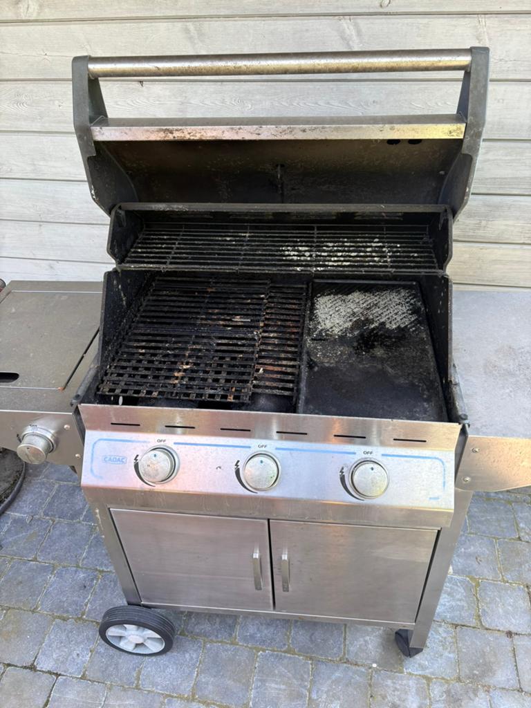 Gasbarbeque, Ophalen, Gebruikt