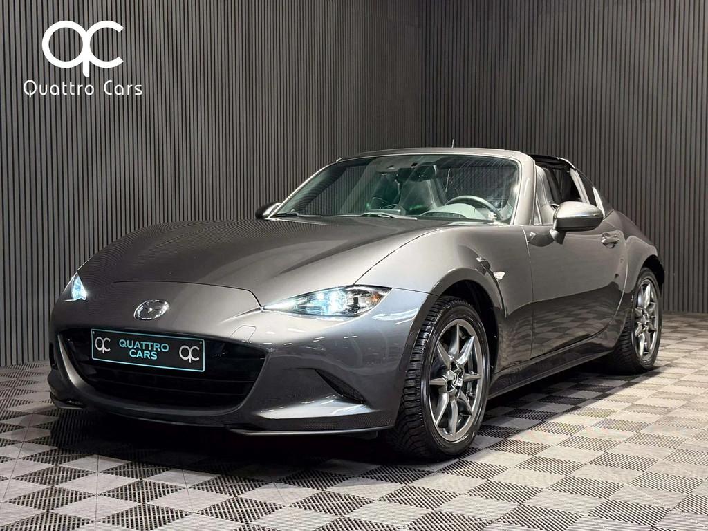 Mazda MX-5 RF MX-5 - 1.5i - Toit rigide - 1ere Main - Cuir -, Autos, Cuir, Argent ou Gris, Achat, Euro 6