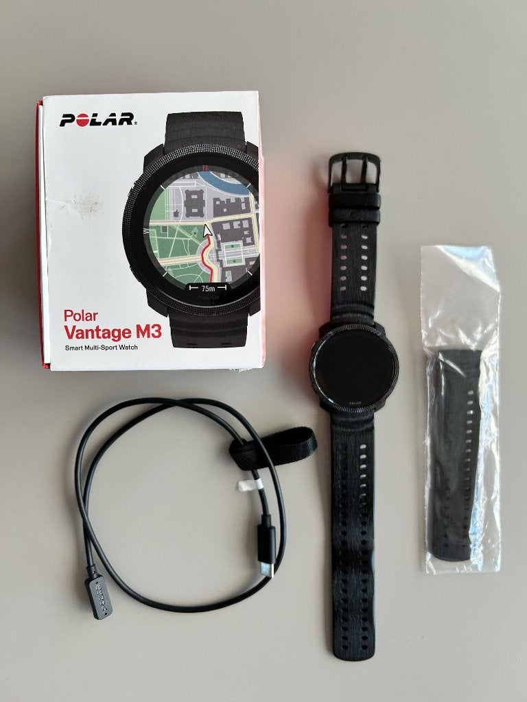 Polar Vantage M3 in zeer goede staat te koop!, Ophalen, Gebruikt, Zwart, Waterdicht