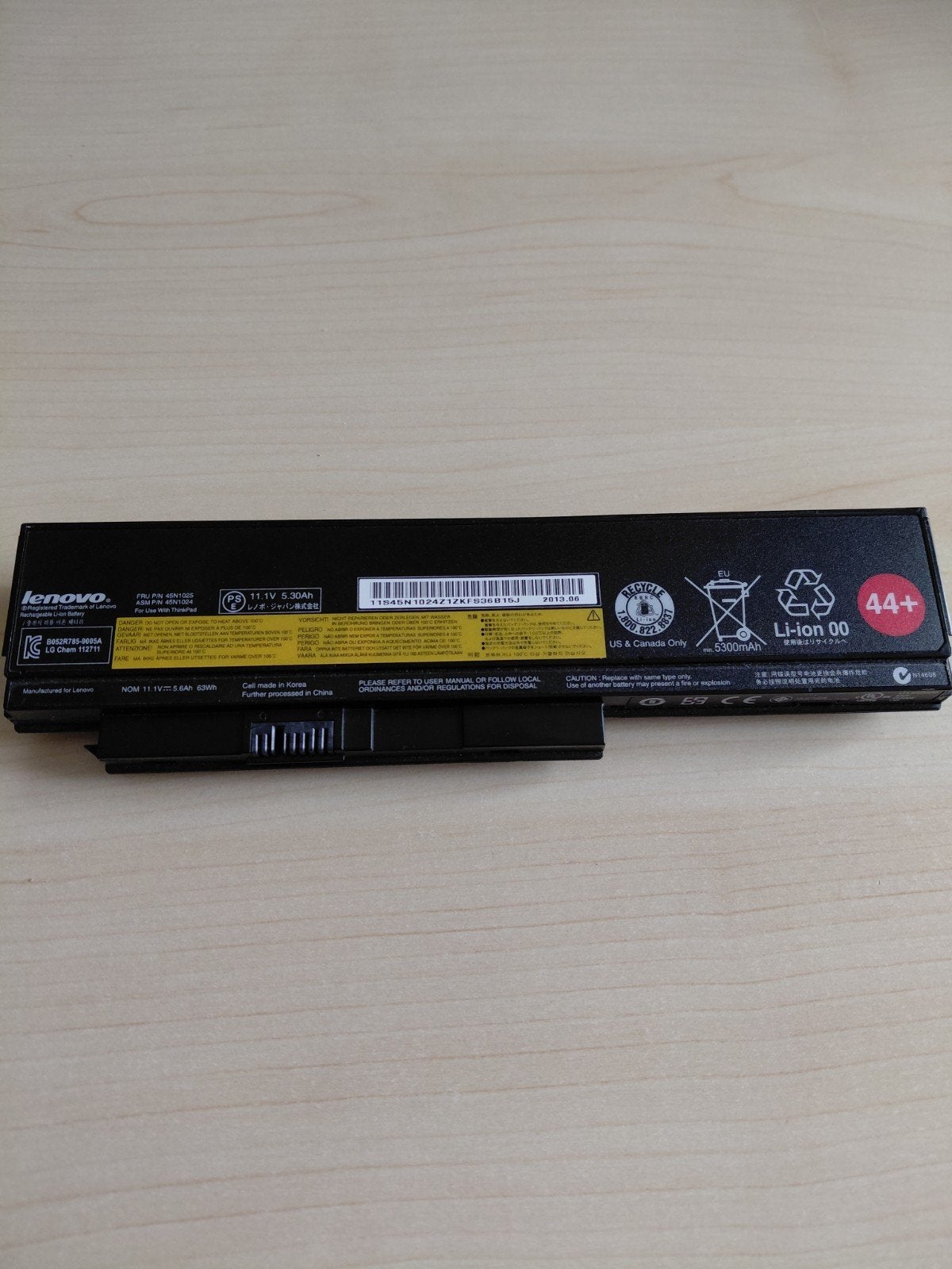 Lenovo 63 Wh. Li-ion 00. N14608, Computers en Software, Accu's en Batterijen, Ophalen, Gebruikt, Lenovo