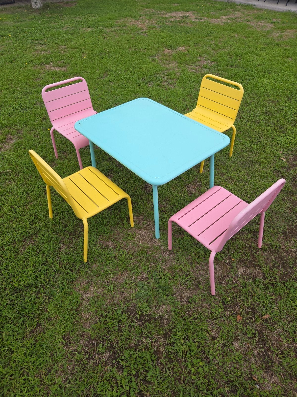 metalen kindertuinset, Enlèvement, Salons de jardin