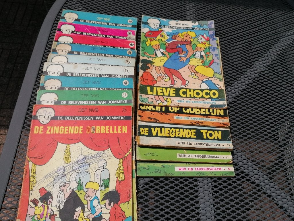pakket van 14 jommekes, Boeken, Meerdere stripboeken, Ophalen, Gelezen