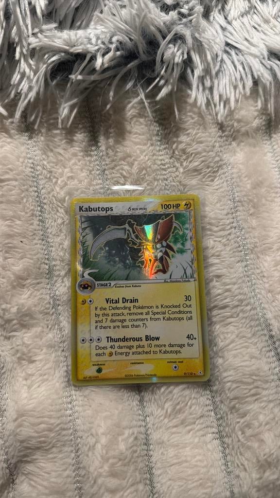 Kabutops holo 9/110 nm-mt, Hobby en Vrije tijd, Verzamelkaartspellen | Pokémon, Ophalen of Verzenden, Zo goed als nieuw
