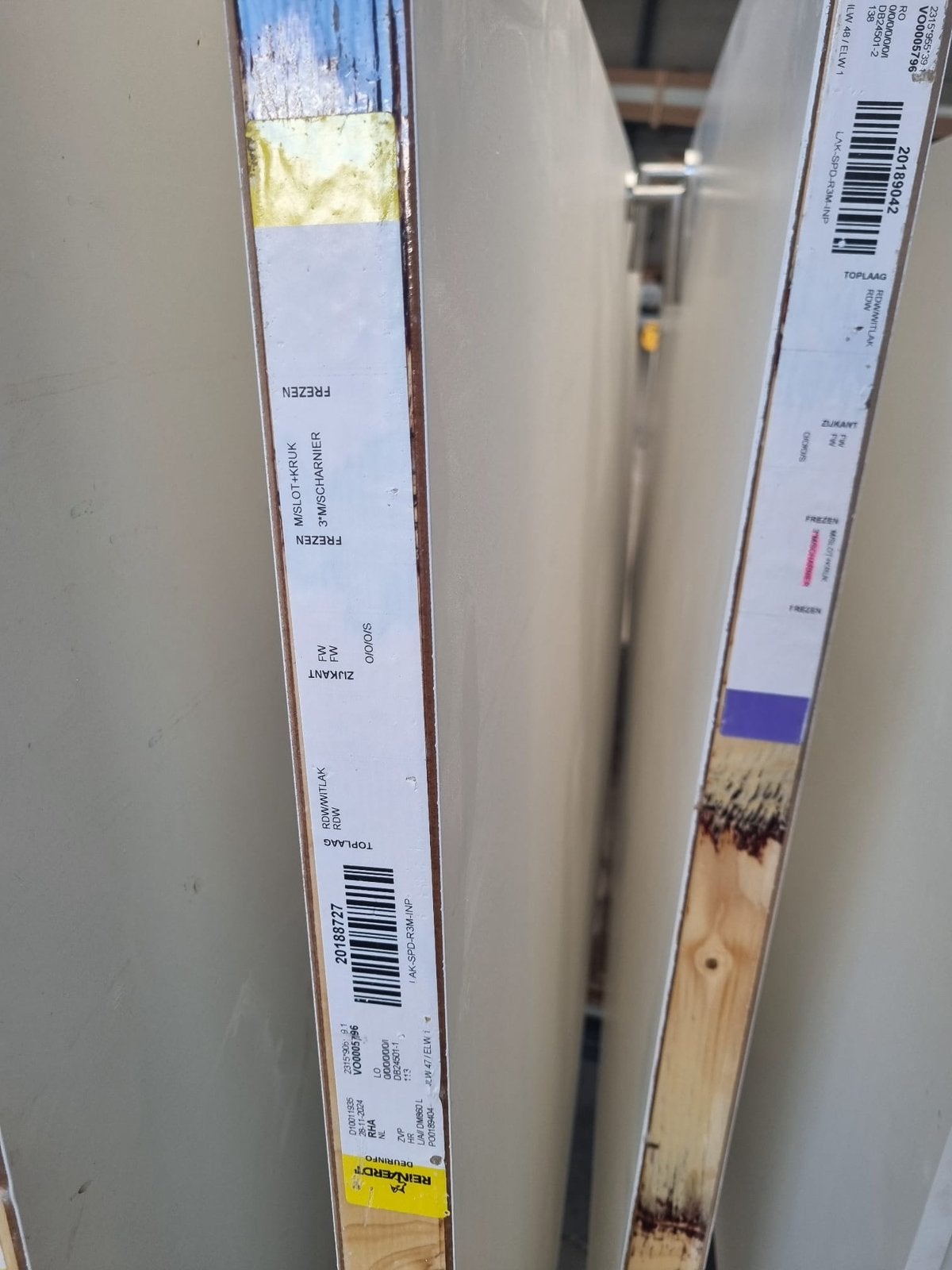 4x Witte binnendeuren deuren 230 cm hoog nieuw & ongebruikt, Ophalen, 215 cm of meer, Binnendeur, Nieuw