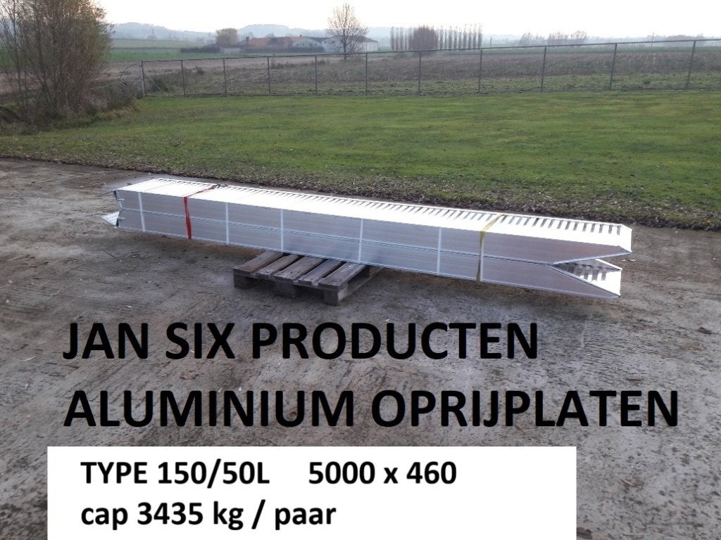 Alu. oprijplaten 5000 x 510 cap 4210 kg / paar bij wielbasis, Diversen, Ophalen