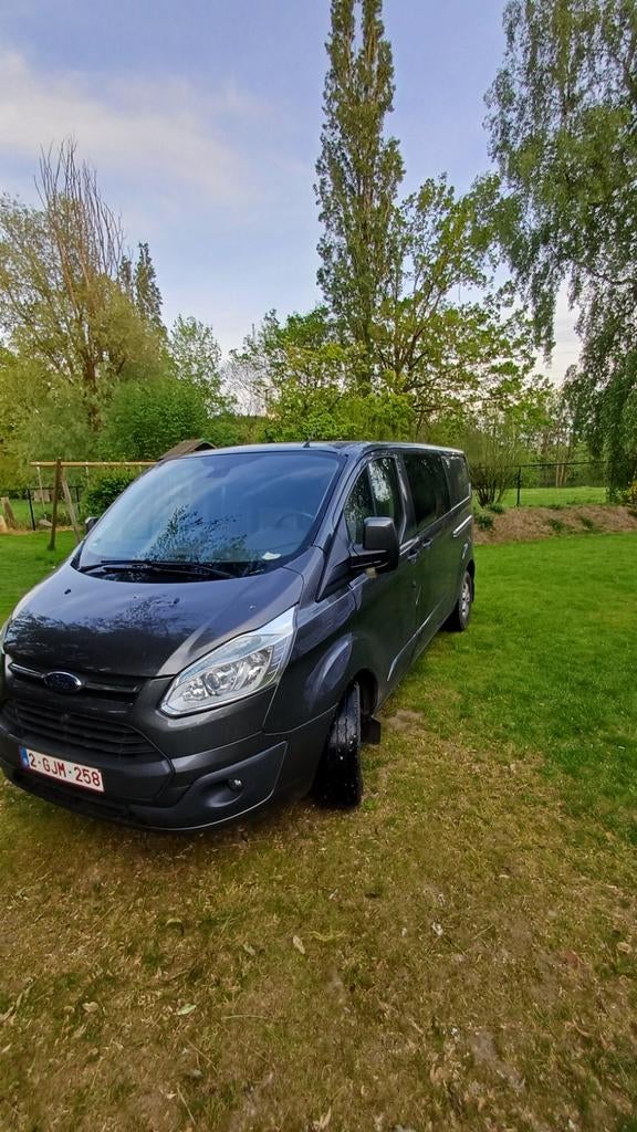 Ford transit custom dubbel cabine, Auto's, Bestelwagens en Lichte vracht, Te koop, Ford