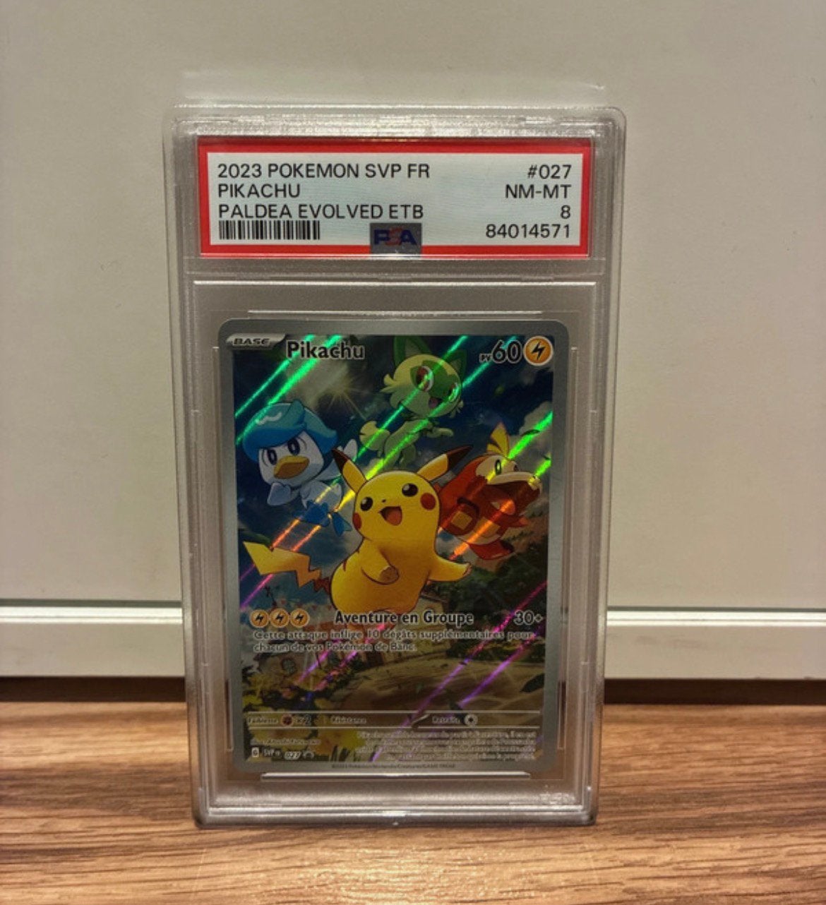 Pikachu #027, Enlèvement, Comme neuf