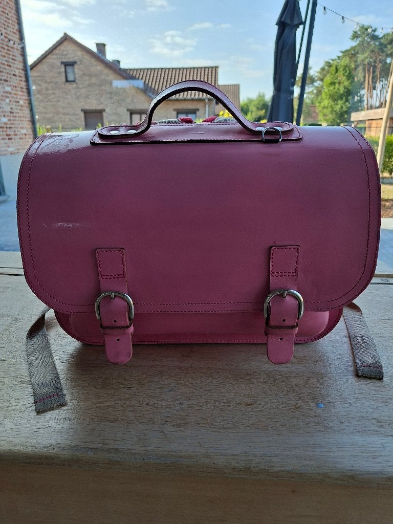 Roze own stuff lere boekentas, Ophalen of Verzenden, Zo goed als nieuw, Overige typen, Roze