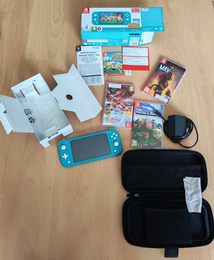 Nintendo switch lite, Games en Spelcomputers, Spelcomputers | Nintendo Switch Lite, Ophalen, Turquoise, Zo goed als nieuw