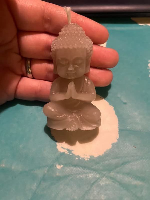 bougie Budda, Neuf, Enlèvement ou Envoi, Autres marques, 5 cm