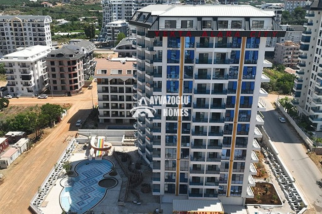 ID 5305 1+1 appartement te koop in Mahmutlar, Immo, 2 kamers, Turkije, 50 m², Stad