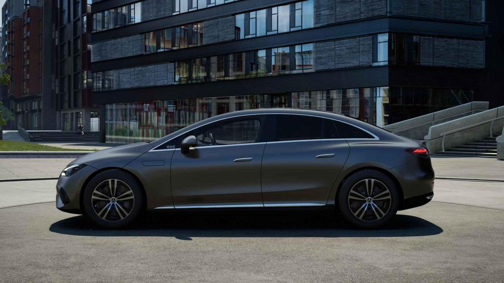 Mercedes-Benz EQE-Klasse 300 Berline Luxury Line Panoramisch, Argent ou Gris, Entreprise, 96 kWh, Tissu