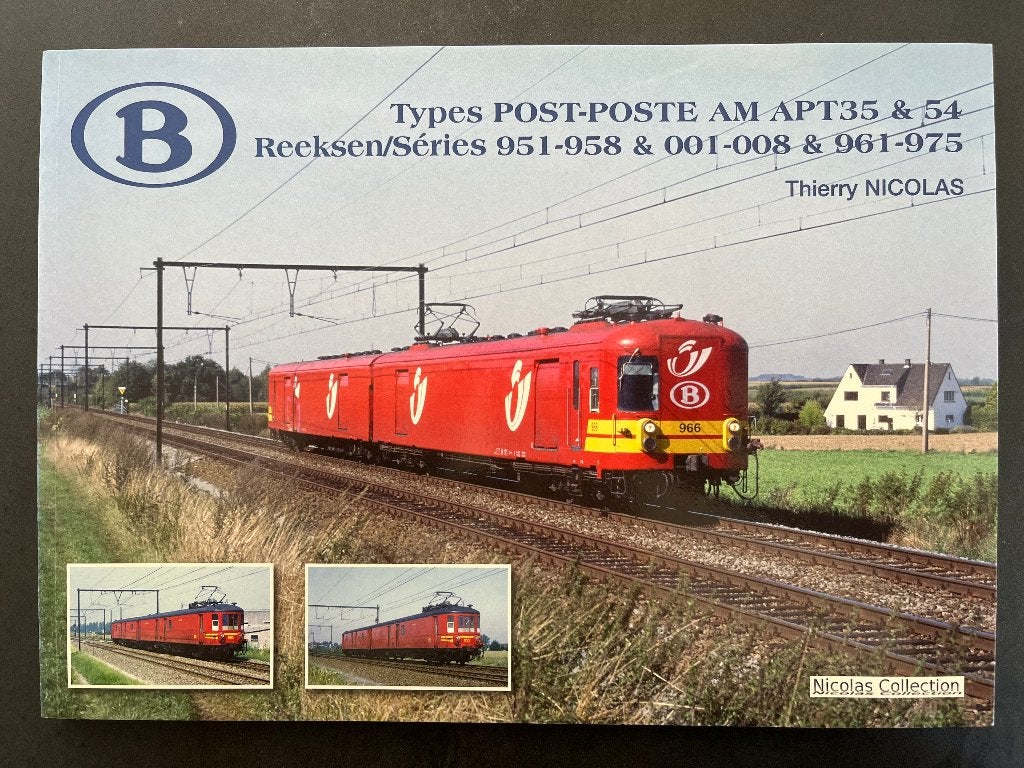 NMBS SNCB AM 35, 54 'POST-POSTE': 001-008 / 951-958, Enlèvement ou Envoi, Neuf, Nicolas Collection, Train