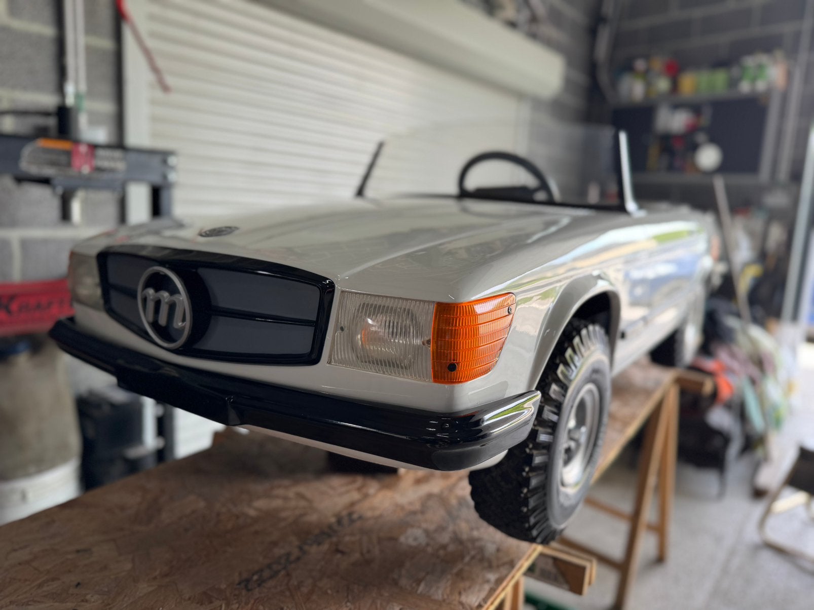 Mercedes SL500 mini junior lorinser, Enlèvement