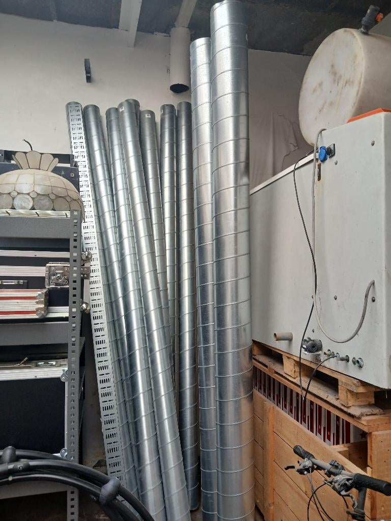 lot ventilatiebuizen, Bricolage & Construction, Ventilation & Extraction, Enlèvement, Comme neuf