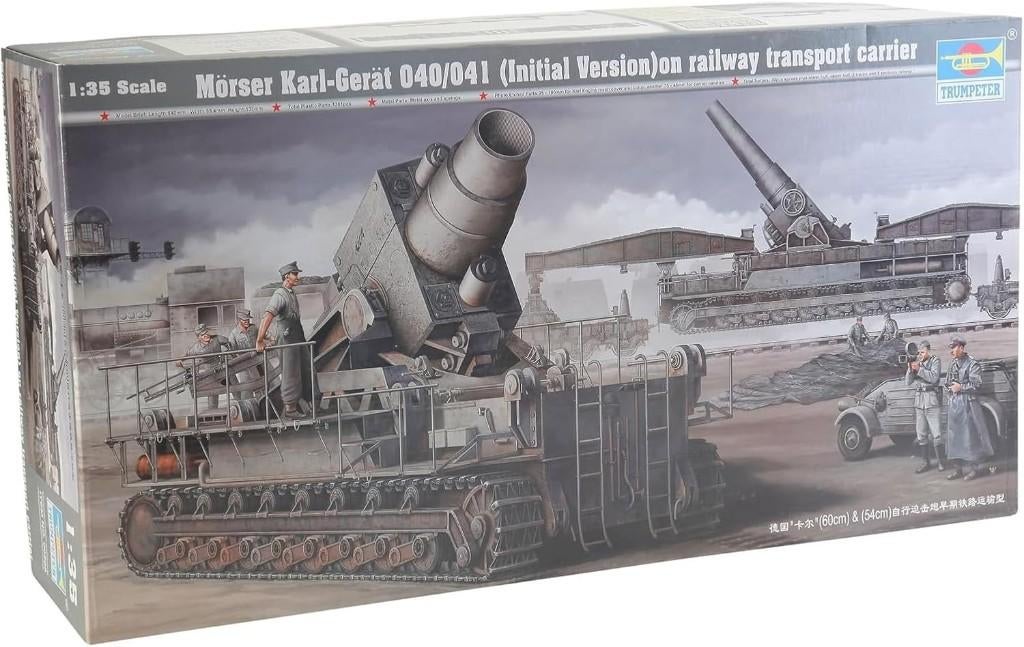 Trumpeter (00208): Mörser karl-Gerät 040/041 au 1:35, Hobby & Loisirs créatifs, Modélisme | Voitures & Véhicules, Neuf, Autres marques