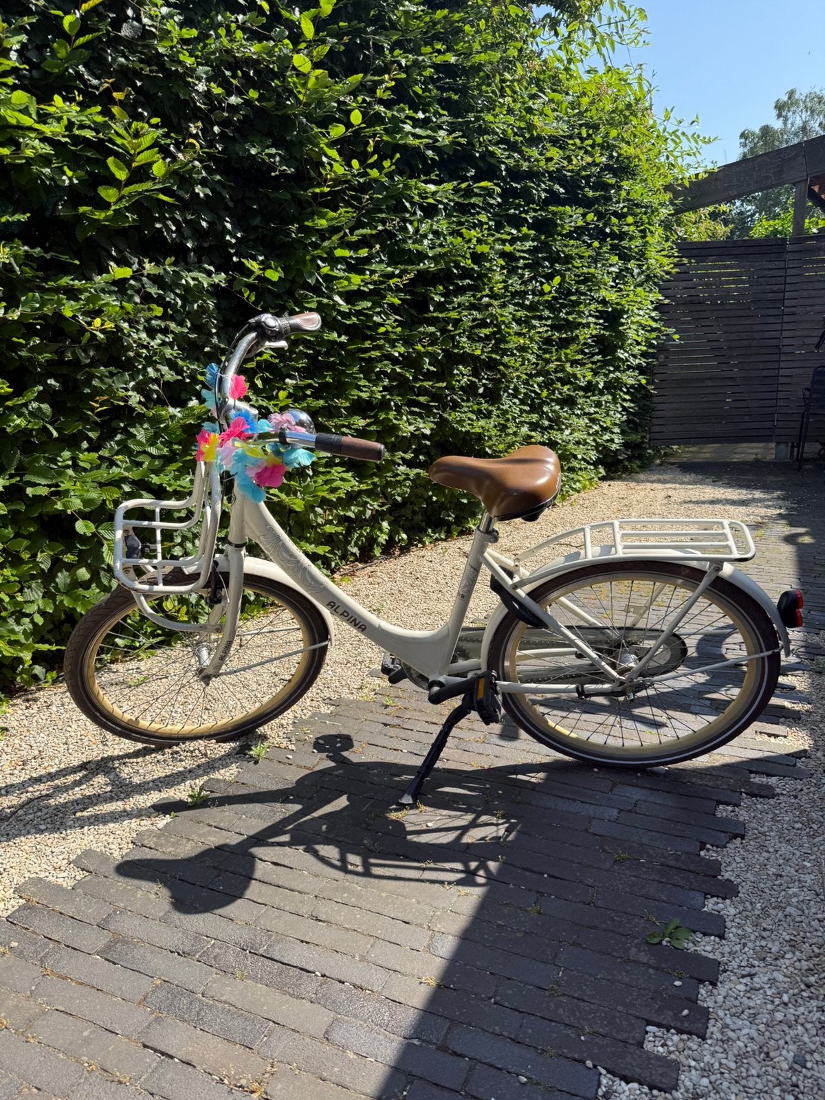 Meisjesfiets Alpina 10y, Fietsen en Brommers, Ophalen, Gebruikt, Terugtraprem, Versnellingen