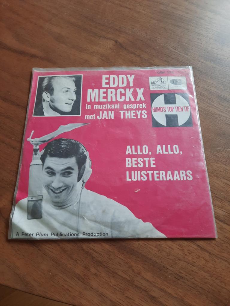 Eddy Merckx. Op de fiets...wil ik wel/Allo, Cd's en Dvd's, Ophalen of Verzenden