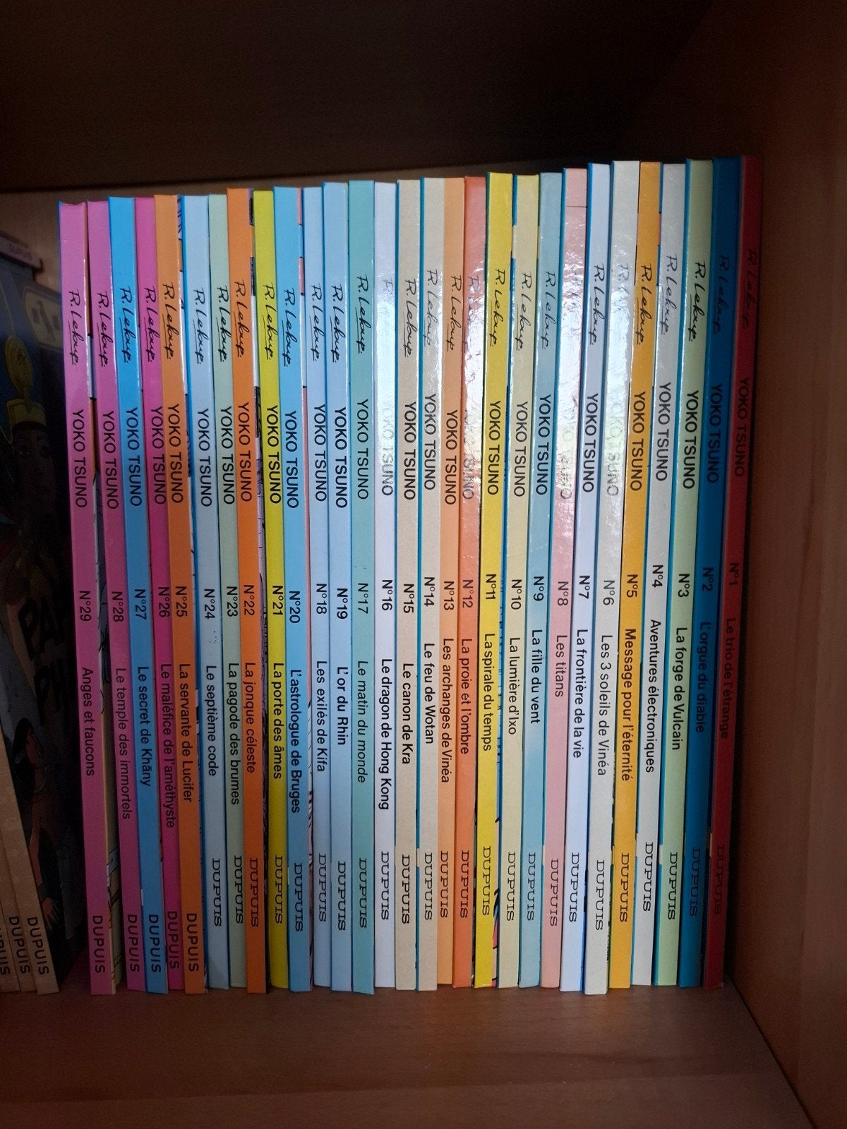 Lot de 29 BD Yoko Tsuno EO en TTB, Boeken, Stock en Verzamelingen, Ophalen, Zo goed als nieuw, Kind en Jeugd