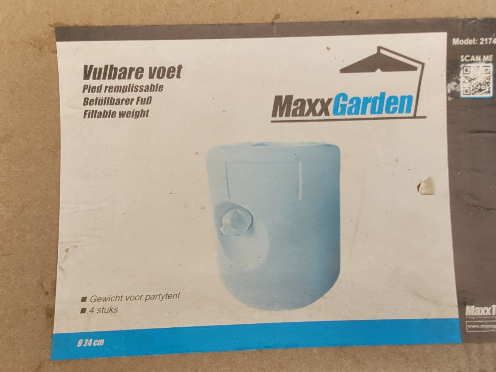 Le pied d'une tente de fête ou d'une tente de jardin peut êt, Enlèvement, Tente de réception