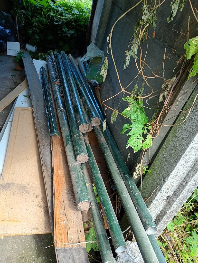 Hekwerk ABC, Tuin en Terras, Tuinhekken en Hekwerk, Gebruikt, Gaashekwerk, IJzer, Ophalen