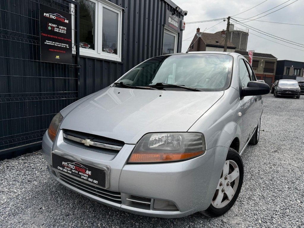 Chevrolet Kalos 1.2i / 5 Portes / Entretien OK + CT OK, Autos, Chevrolet, Argent ou Gris, Achat, Entreprise, Entretenue par le concessionnaire