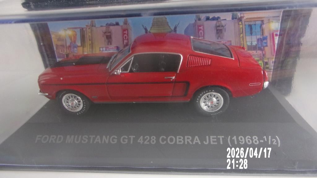 FORD MUSTANG GT 428 COBRA JET.68.1/43 NEUVE SCELLEE, Ophalen of Verzenden, Nieuw, Auto, Overige merken