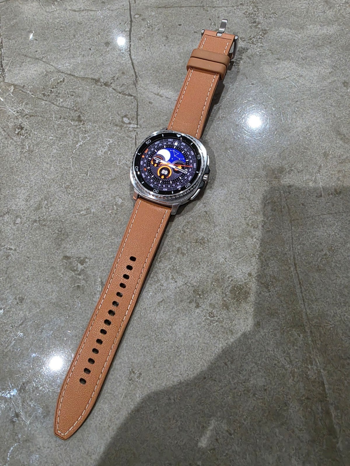 Samsung Galaxy Watch 8 Classic 46mm Silver, Étanche, Gris, Samsung Galaxy Watch8 Classic, Comme neuf
