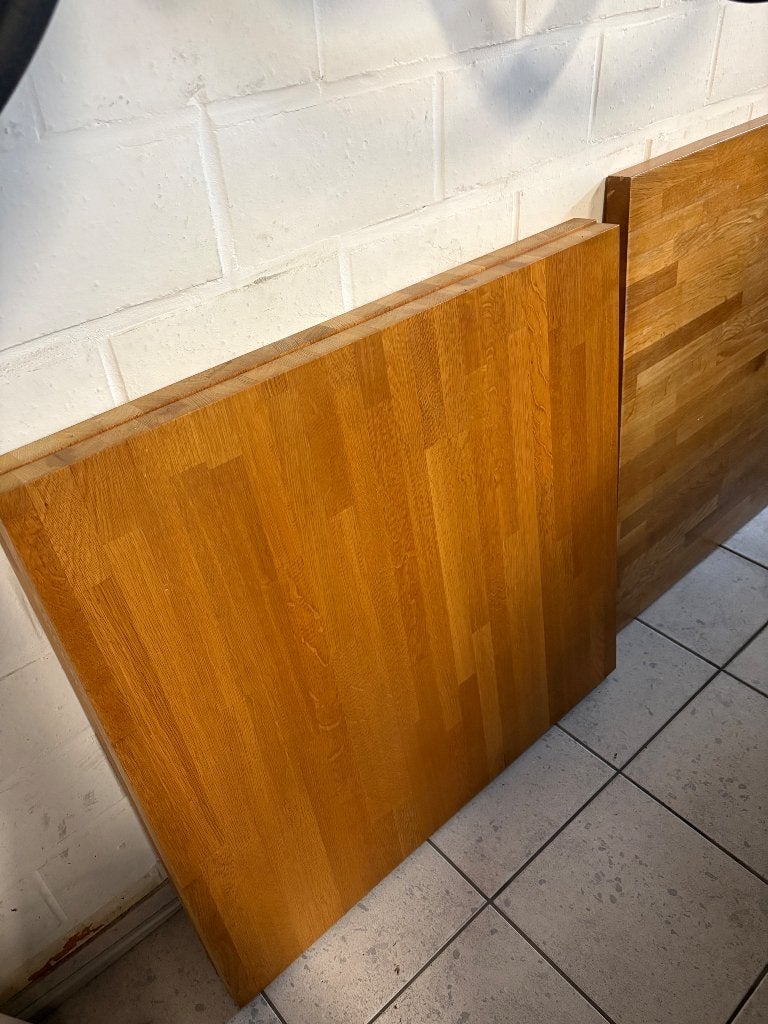 Eiken werkblad 3stuks, Doe-het-zelf en Bouw, Ophalen, Gebruikt, Eiken, Overige typen