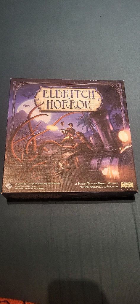Eldritch Horror - Compleet Basisspel, Hobby & Loisirs créatifs, 1 ou 2 joueurs, Enlèvement, Comme neuf, Overig