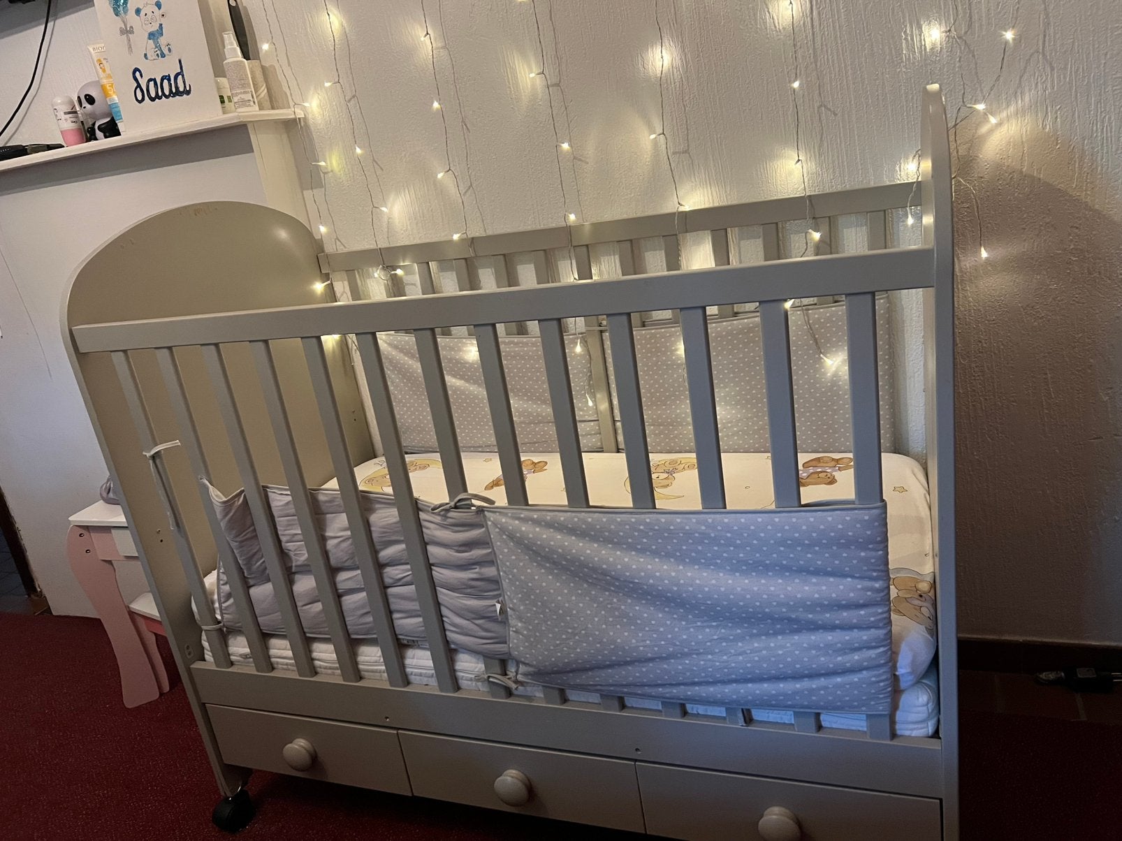 babybedje van IKEA, Ophalen, Zo goed als nieuw, Matras