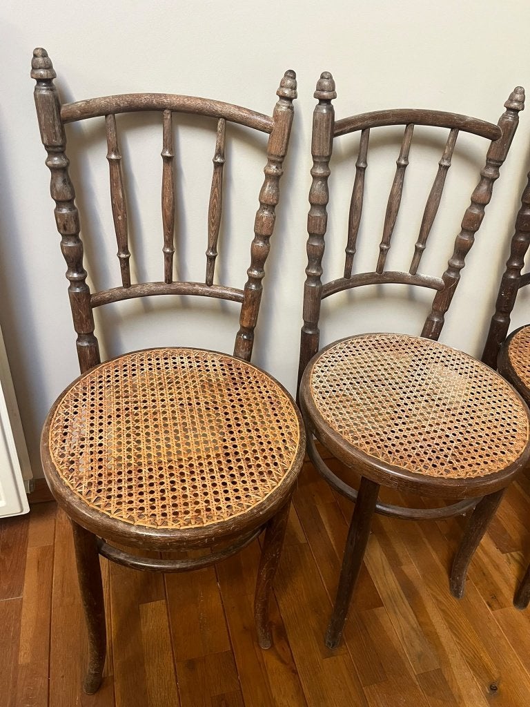 antieke Thonet/Fischel stoel Model 98 Weens bugholz +/- 1900, Antiek en Kunst, Ophalen