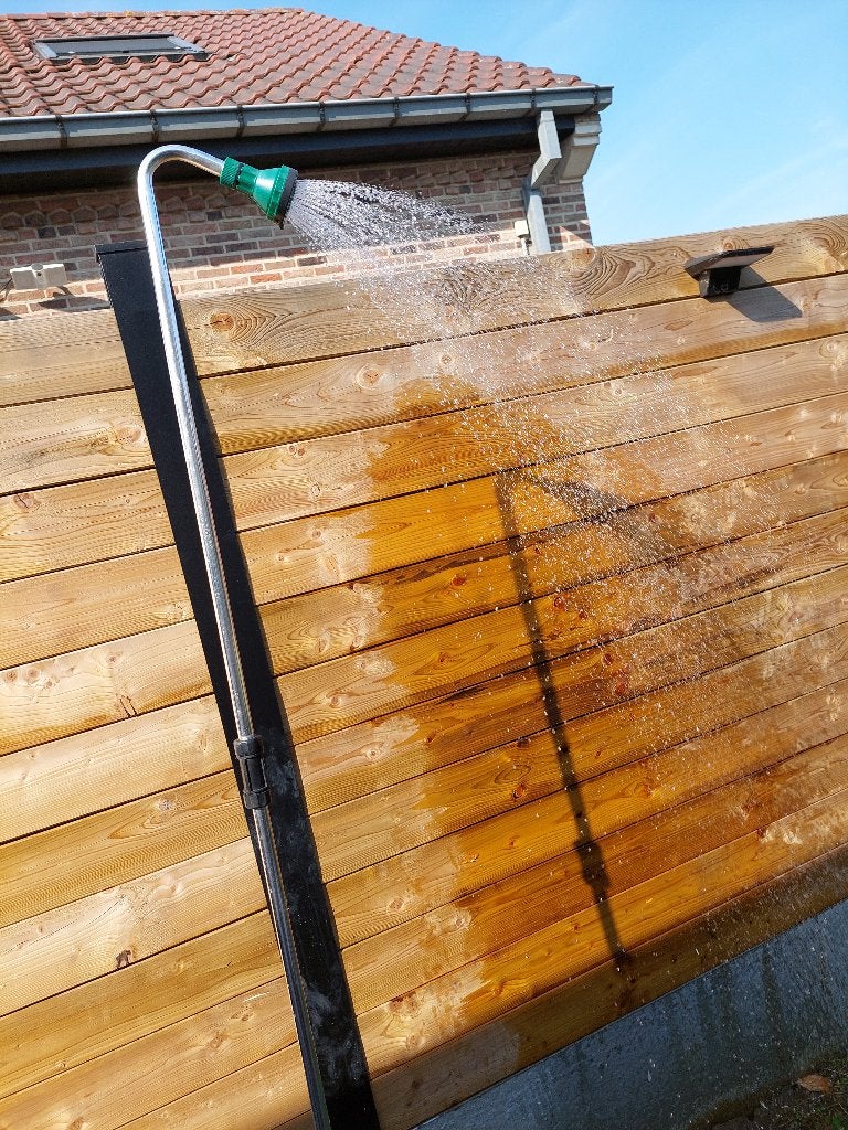 Douche voor in de tuin, Ophalen, Gebruikt