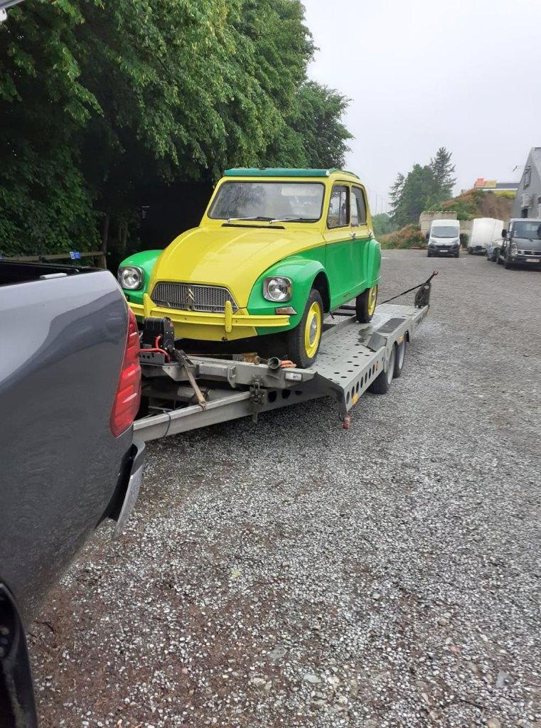 Déplacement véhicule oldtimer, Enlèvement