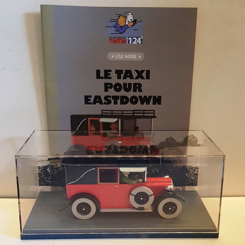 Les voitures de Tintin 1/24 N62, « le taxi pour Eastdown », Envoi, Tintin, Neuf, Statue ou Figurine
