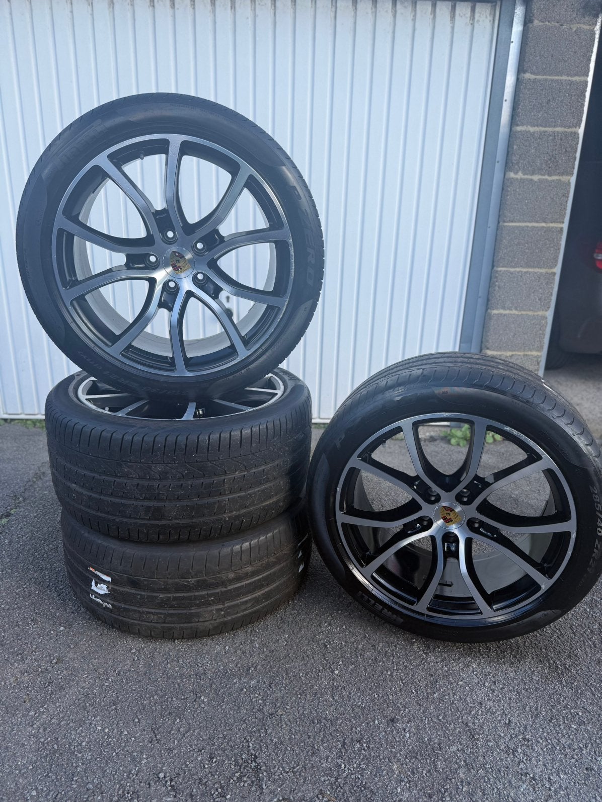 4 Jantes Porsche Cayenne 21" Exclusive Design, Autos : Pièces & Accessoires, Enlèvement, Pneus été, Pneu(s)