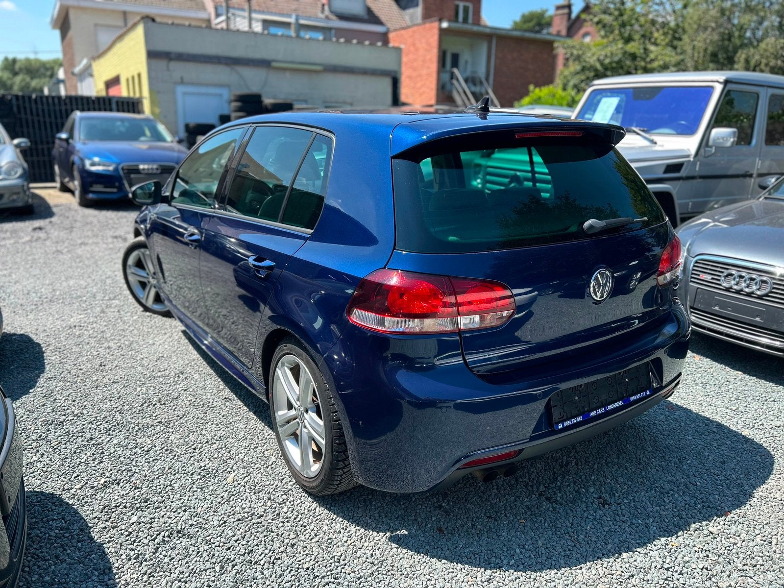 Volkswagen Golf 6 R-Line automaat, Auto's, Automaat, Euro 5, 4 cilinders, Blauw
