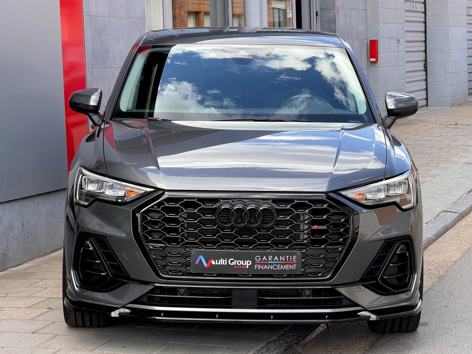 Audi Q3 Sportback Coupe 45TFSIe*S-Line*GARANTIE1ja*27.190€HT, Auto's, Automaat, Zwart, Leder, Hybride Elektrisch/Benzine