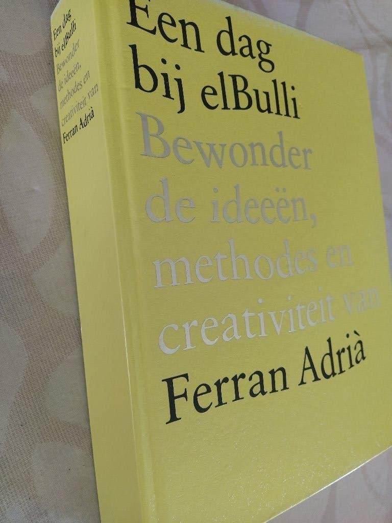 boek: een dag bij elBulli /Ferran Adrià, Ophalen of Verzenden, Zo goed als nieuw