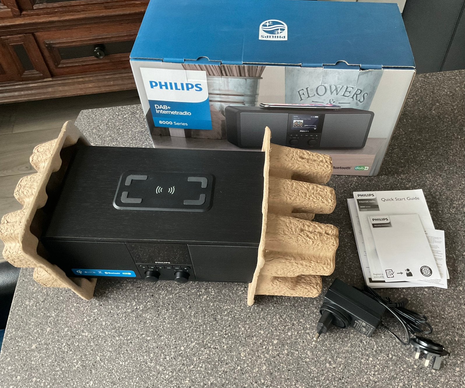 Radio Internet Philips avec DAB+, Spotify, Bluetooth, FM..., Enlèvement, Comme neuf, Radio
